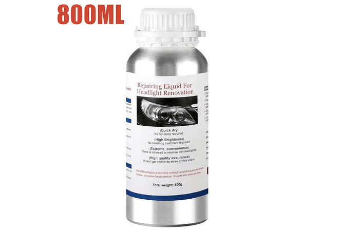 IMP0038- Farol do carro kit de polimento de reparação de restauração de automóveis ferramentas de garagem 800ml 