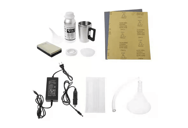 IMP0038- Farol do carro kit de polimento de reparação de restauração de automóveis ferramentas de garagem 800ml 