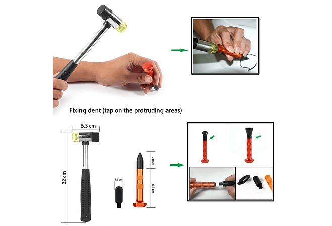 IMP0039- Extrator remoção/reparação de peças de automóveis, várias funções