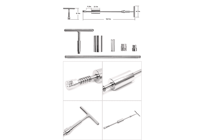 IMP0040- Ferramenta de remoção Dent, Reparação Dent, Extrator Kit, Slide Hammer, Ventosas, Granizo danos