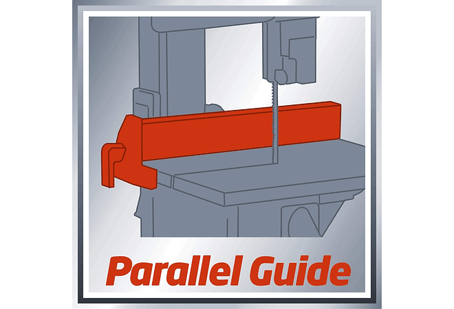 IMP0024- Serra de fita, potência de 250 W, desaceleração 1400 min - 1, velocidade de lâmina 900 m/min, 6 dentes Einhell TC-SB 200/1,