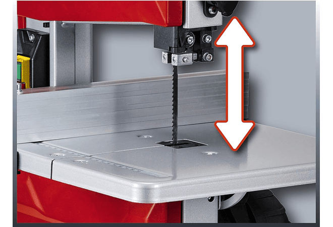 IMP0024- Serra de fita, potência de 250 W, desaceleração 1400 min - 1, velocidade de lâmina 900 m/min, 6 dentes Einhell TC-SB 200/1,