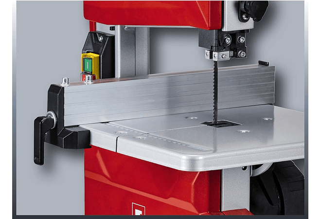 IMP0024- Serra de fita, potência de 250 W, desaceleração 1400 min - 1, velocidade de lâmina 900 m/min, 6 dentes Einhell TC-SB 200/1,