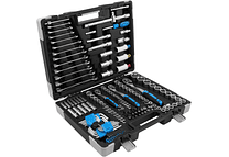 IMP0026- Karcher - Conjunto de chaves de catraca (157 peças, 1/4&quot; + 3/8&quot; + 1/2&quot;, com ferramenta de crómio vanádio