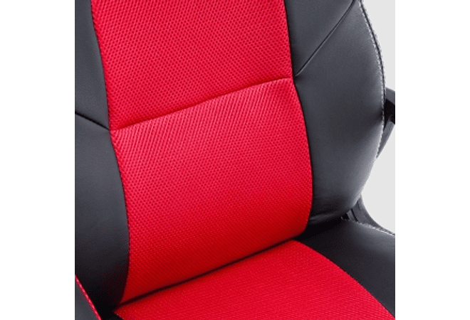 IMP0028- Cadeira de ergonómica de couro para jogos, cadeira giratória de escritório para computador de trabalho (preto)