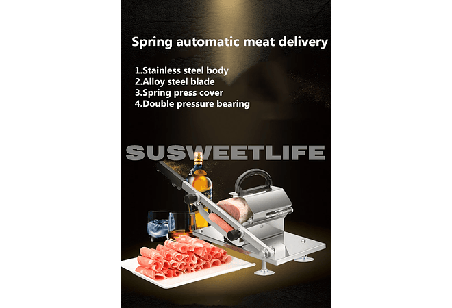 IMP0041- Máquina de corte, carne congelada entrega Desktop, fácil de cortar