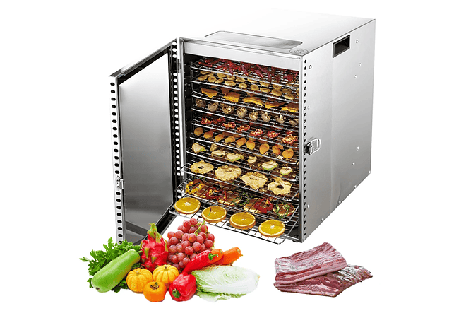 IMP0042-Secador de alimentos doméstico com 12 camadas 220 vfrutas, máquina de secagem, desidrata e dissolução de alimentos 