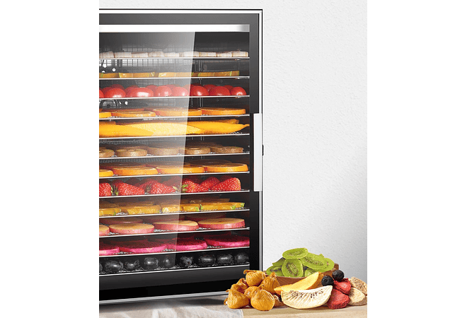 IMP0042-Secador de alimentos doméstico com 12 camadas 220 vfrutas, máquina de secagem, desidrata e dissolução de alimentos 