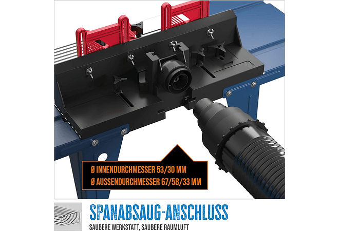 IMP0045- Güde Mesa fresadora OFT 855 58086 (fresadora profissional de alumínio fundido a pressão com ranhuras guia para batente paralelo)