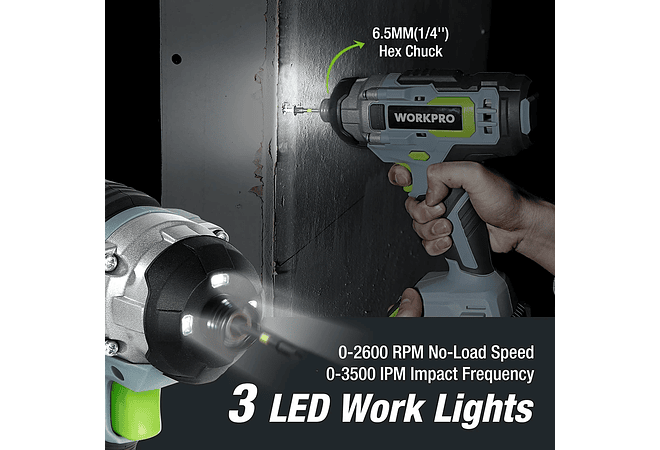 IMP0047- Berbequim elétrico sem fio 20ve chave de fenda de impacto conjunto de conjuntos de ferramentas elétricas recarregáveis com 16 conjuntos de acessórios 