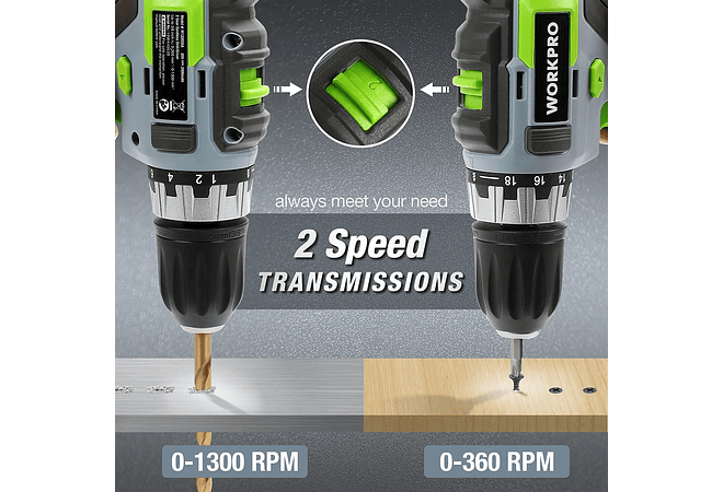 IMP0047- Berbequim elétrico sem fio 20ve chave de fenda de impacto conjunto de conjuntos de ferramentas elétricas recarregáveis com 16 conjuntos de acessórios 