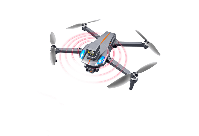 IMP0048- Drone XKJ K911 Max 5G WIFI FPV GPS com câmera dupla ESC 8K 360° 225g RC quadcopter RTF