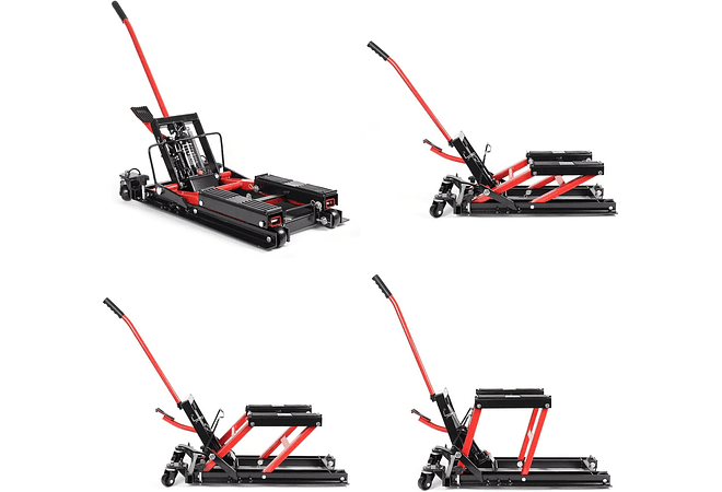 IMP0056- WilTec Cavalete elevador mota suporte até 680 kg