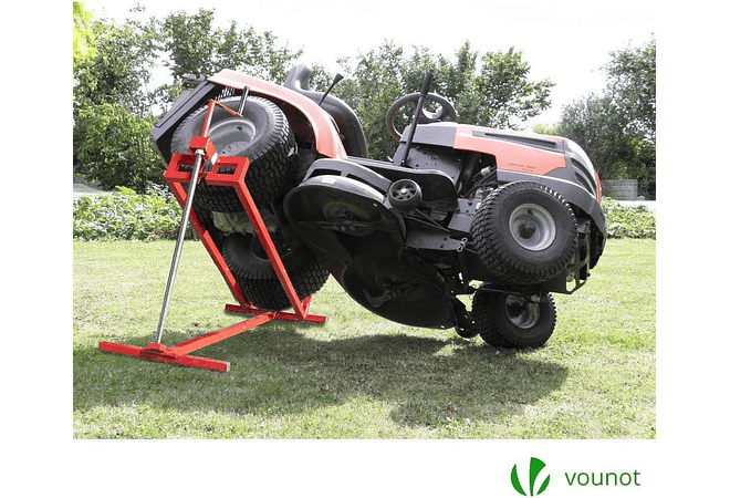 IMP0057- VOUNOT Elevador para trator corta-relvas, dispositivo de elevação, 400 kg, 