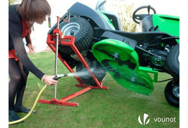 IMP0057- VOUNOT Elevador para trator corta-relvas, dispositivo de elevação, 400 kg, 