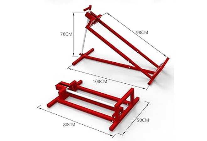 IMP0057- VOUNOT Elevador para trator corta-relvas, dispositivo de elevação, 400 kg, 