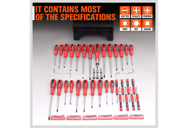 IMP0068- Kit de ferramentas profissional para bricolage e para a sua oficina. 101 unidades