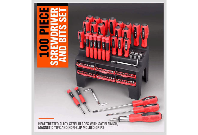 IMP0068- Kit de ferramentas profissional para bricolage e para a sua oficina. 101 unidades