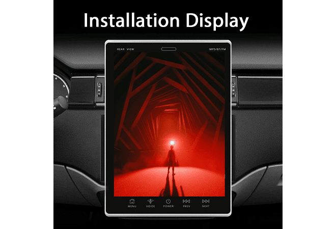 IMP0075- Rádio para automóvel , ecrã vertical, Auto Stereo Universal, Rádio, Mapa GPS para Volkswagen, Nissan, Kia, 2 Din, 9,5&quot;