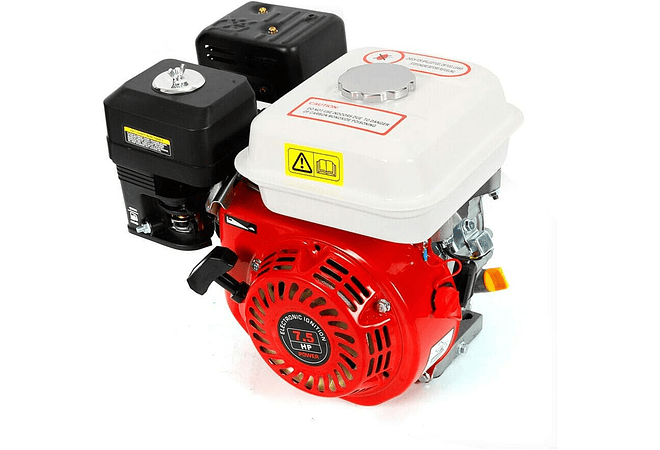 IMP0077- Motor a gasolina, motor de kart industrial de 4 tempos, 1 cilindro, 3600 RPM (vermelho)