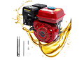 IMP0077- Motor a gasolina, motor de kart industrial de 4 tempos, 1 cilindro, 3600 RPM (vermelho)