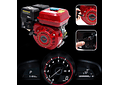 IMP0077- Motor a gasolina, motor de kart industrial de 4 tempos, 1 cilindro, 3600 RPM (vermelho)
