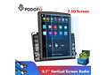 IMP0078- Rádio Carro Podofo Android, Tela Vertical, Navegação GPS, Autoradio, Estilo Tesla, Unidade de Cabeça, Receptor Estéreo, RDS, 9.7 &quot;, 2 Din