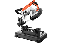  IMP0079- Serra de fita de metal com foco LED (Anbull) , 1100 W/230 V, ajustável 0 a 45 °