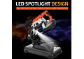  IMP0079- Serra de fita de metal com foco LED (Anbull) , 1100 W/230 V, ajustável 0 a 45 °