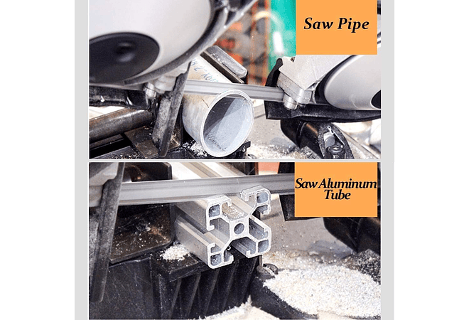  IMP0079- Serra de fita de metal com foco LED (Anbull) , 1100 W/230 V, ajustável 0 a 45 °