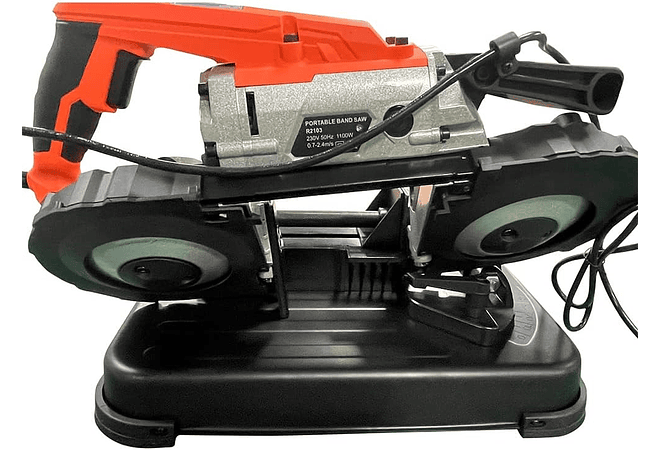  IMP0079- Serra de fita de metal com foco LED (Anbull) , 1100 W/230 V, ajustável 0 a 45 °