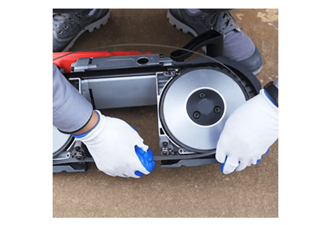  IMP0079- Serra de fita de metal com foco LED (Anbull) , 1100 W/230 V, ajustável 0 a 45 °