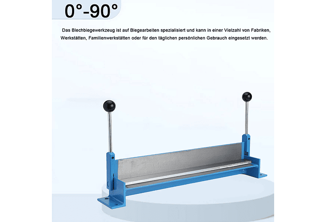IMP0080- Ferramenta industrial de dobragem de aço, alúminio 460MM 0 °-90 ° Ajustável