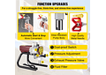 IMP0081- VEVOR-Pulverizador De Pintura De Parede Alta Pressão, 2.2 L/Min para Teto e Piso