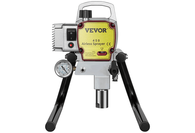 IMP0081- VEVOR-Pulverizador De Pintura De Parede Alta Pressão, 2.2 L/Min para Teto e Piso