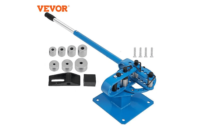IMP0083- Vevor dobrador de tubulação YP-9 kit de dobra de tubo de aço bancada manual com 7 dados 1-3in 