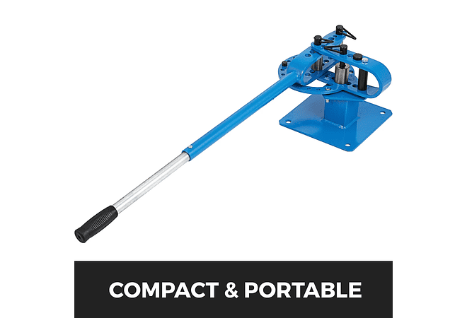IMP0083- Vevor dobrador de tubulação YP-9 kit de dobra de tubo de aço bancada manual com 7 dados 1-3in 