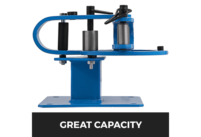 IMP0083- Vevor dobrador de tubulação YP-9 kit de dobra de tubo de aço bancada manual com 7 dados 1-3in 