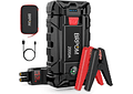 IMP0084- Iniciante de arranque de emergência para carro/motoBRPOM 2000 A, 21800 mAh, (motores de até 8,0 l, gás ou 6,5 l, diesel), lanterna LED, porta USB para smartphone (2000 A)