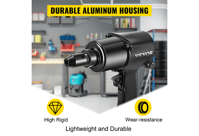 IMP0086- 1/2in chave de impacto pneumática chave inglesa torque 660n. m chave de chave de automóvel profissional pneu porca mangas reparação ferramenta oficina- VEVOR