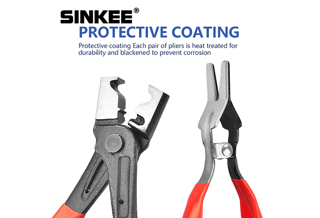  IMP0088- Conjunto de ferramentas de remoção automática - alicate de braçadeira de cabo flexível (9 peças) ( alicate de cabo giratório) 