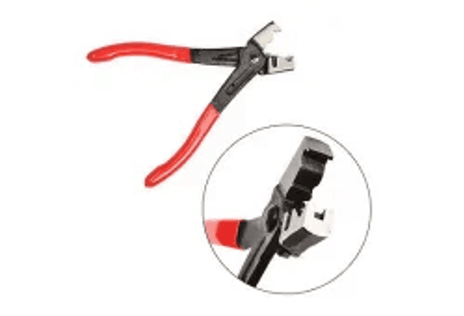  IMP0088- Conjunto de ferramentas de remoção automática - alicate de braçadeira de cabo flexível (9 peças) ( alicate de cabo giratório) 