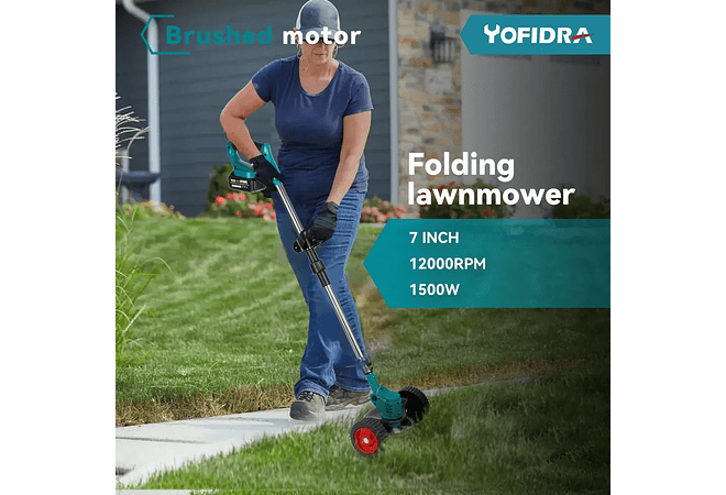 IMP0092- Corta Relvas Elétrico , Makita 18V Bateria, 12000RPM - Yofidra 