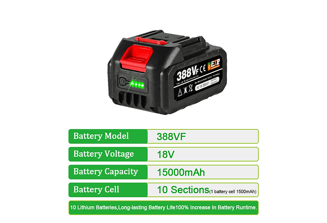 IMP0092- Corta Relvas Elétrico , Makita 18V Bateria, 12000RPM - Yofidra 