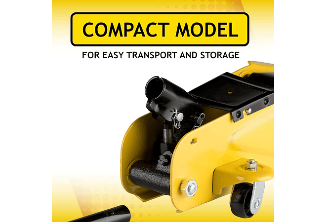 IMP0093- Dunlop Gato hidráulico para automóvel - capacidade de 2 toneladas, faixa de elevação de 135 - 305 mm