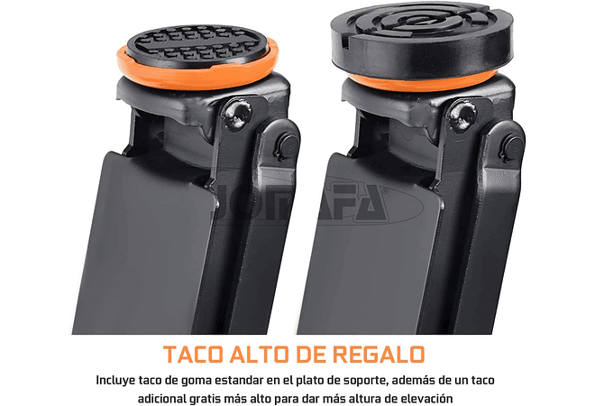 IMP0094- Gato HIDRÁULICO carrinho de mão baixo perfil extra longo 3,5 toneladas 3500 kg