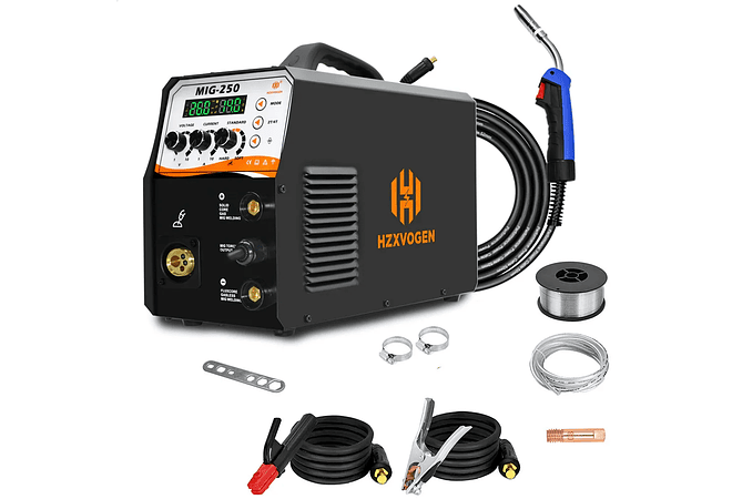IMP0096- Máquina De Solda MIG, Semi-Automática, Solda De Argônio, 4 em 1, Tig, Mig, Mini Inversor De Solda, MIG-250, 160, 
