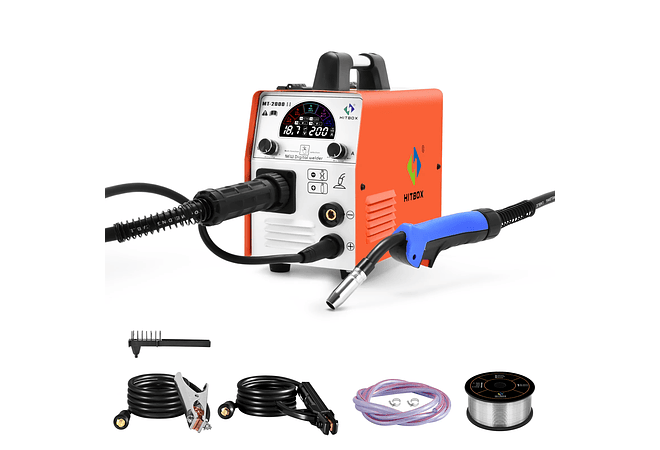 IMP0097- Máquina de soldar , 3 em 1, TIG ARC MIG soldador, CO2 MIX FLUX Gás, 220v- MT2000-II