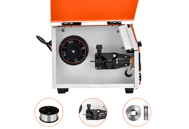 IMP0097- Máquina de soldar , 3 em 1, TIG ARC MIG soldador, CO2 MIX FLUX Gás, 220v- MT2000-II