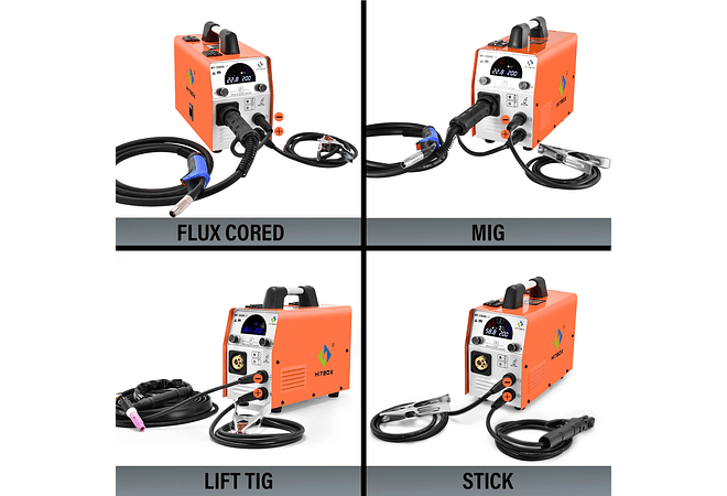 IMP0097- Máquina de soldar , 3 em 1, TIG ARC MIG soldador, CO2 MIX FLUX Gás, 220v- MT2000-II
